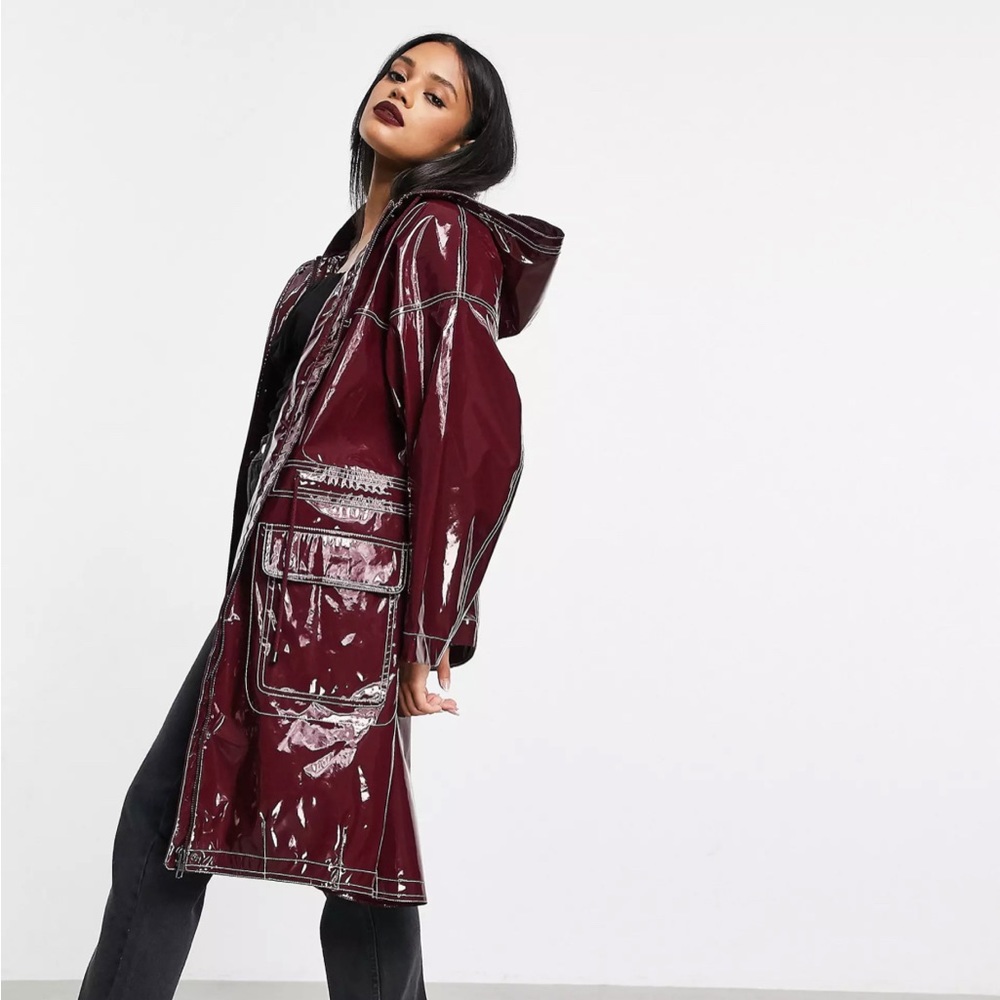 ***ISO*** ASOS Vinyl Raincoat / Rainjacket Trench coat